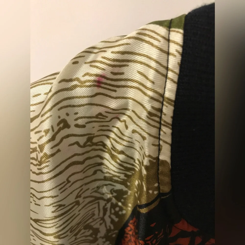 Vintage Picasso silky bomber jacket abstract art street wear monaliza - Picture 11 of 11